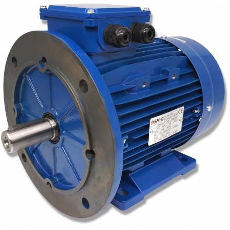 SILNIK ELEKTRYCZNY Z KOŁNIERZEM 2,2kW 400V 1420obr WAŁEK 28mm 3-FAZOWY